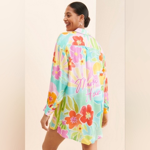 Spell margi hour top lounge shirt dress size small - Picture 2 of 10